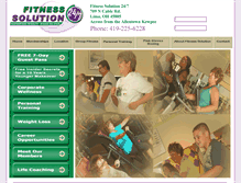 Tablet Screenshot of fitnesssolution247.com